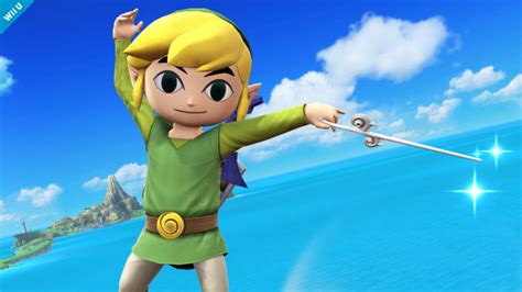 Toon Link From Zelda Wind Waker Joins Super Smash Bros Wii U3ds