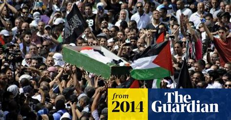 Murdered Palestinian Teenagers Funeral Draws Thousands Of Mourners