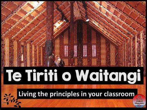 Te Reo Māori Resource Treaty Of Waitangi Explores The Principles And