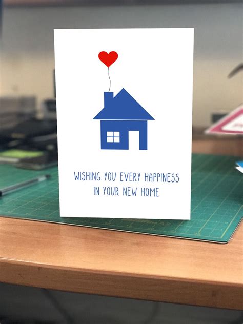 New Home Card Wishing You Every Happiness In Your New Home Etsy Uk