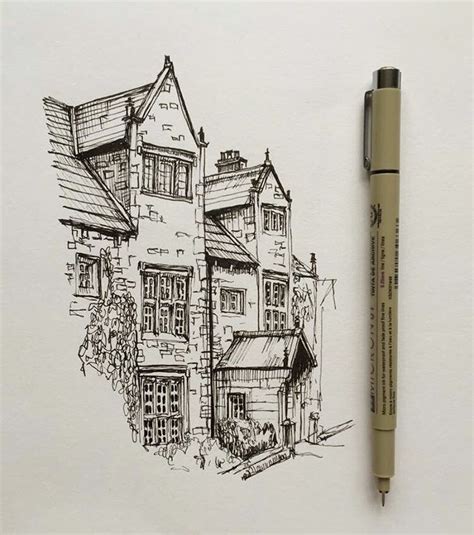 Pin By Dany Yeh On Pen Ink Wash Architecture Drawing Art