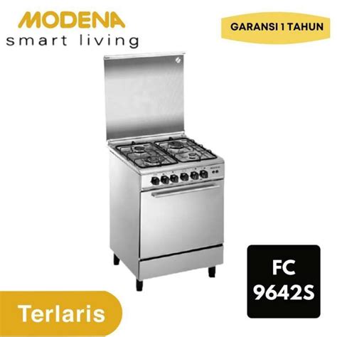 Jual Modena FC9642S Kompor Oven Gas Freestanding Cooker 4 Tungku Di