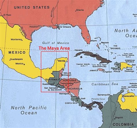 The Maya Civilization Was Located In Mesoamerica In The Yucatan