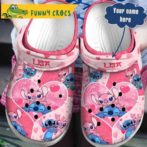 Custom Couple Stitch Crocs Clog Shoes Discover Comfort And Style Clog