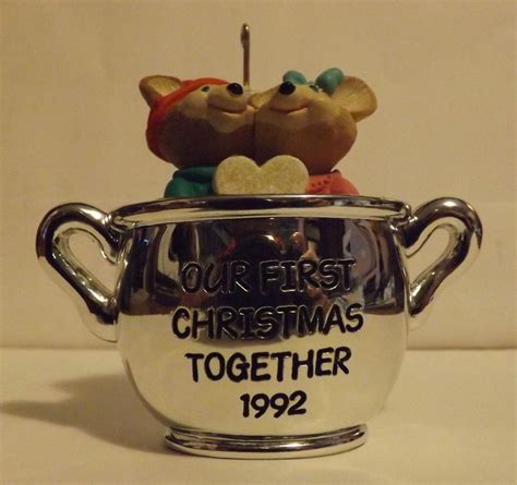 Hallmark Keepsake Ornament Our First Christmas Together 1992 1990 94