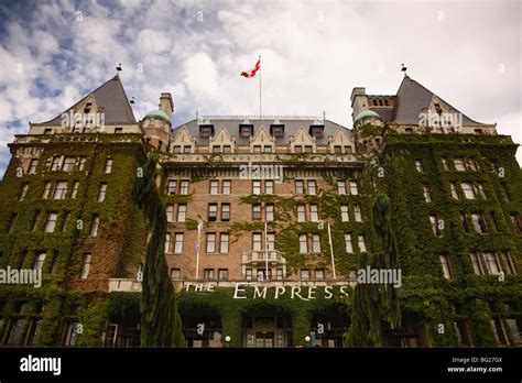 The Fairmont Empress Hotel Victoria British Columbia Canada Stock