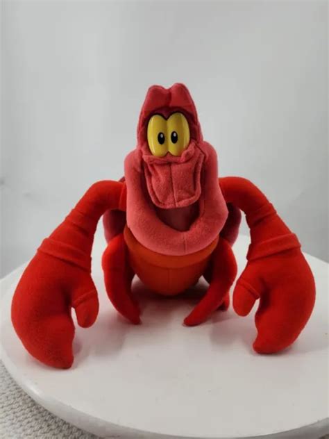 Disney The Little Mermaid Sebastian Crab Plush Mattel 9 1500 Picclick