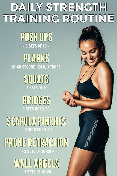 Daily Strength Training Routine Sitetitle