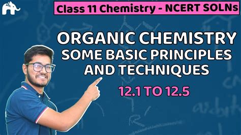 Organic Chemistry Some Basic Principles And Techniques Class 11