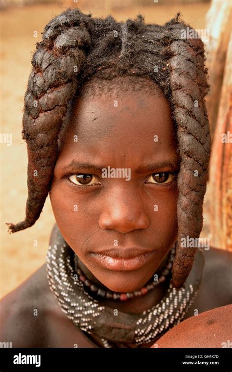 Geography Travel Namibia Himba Girls In The Village Omuramba