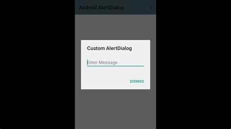 Android Custom Dialog And Alertdialog To Make User Decision Tutorial Youtube