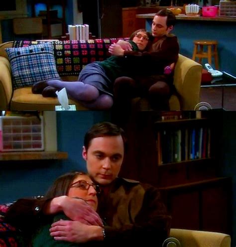 Sheldon And Amy Hug The Big Bang Theory Fan Art Fanpop