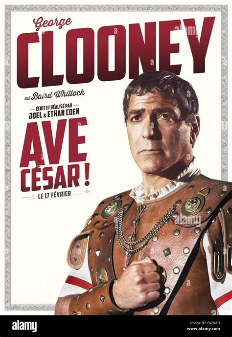 Joel Coen George Clooney Movie Poster Fr Hi Res Stock Photography And