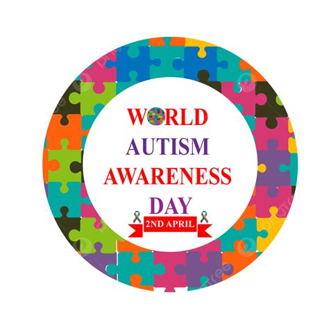 Autism Awareness Day Vector Hd Png Images Autism Day For Awareness