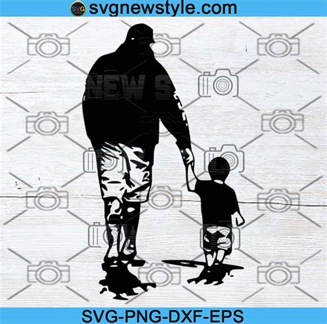 Father Svg Dad Svg Dad And Son Svg Father And Son Svg Prints Art