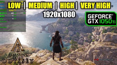 GTX 1050 Ti Assassin S Creed Odyssey 1080p Low Medium High