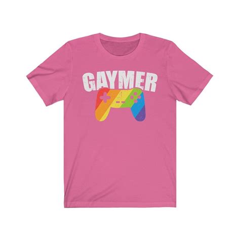 Gaymer Design Lgbtq Pride Gaymer Shirt Funny Gay Gamer Etsy