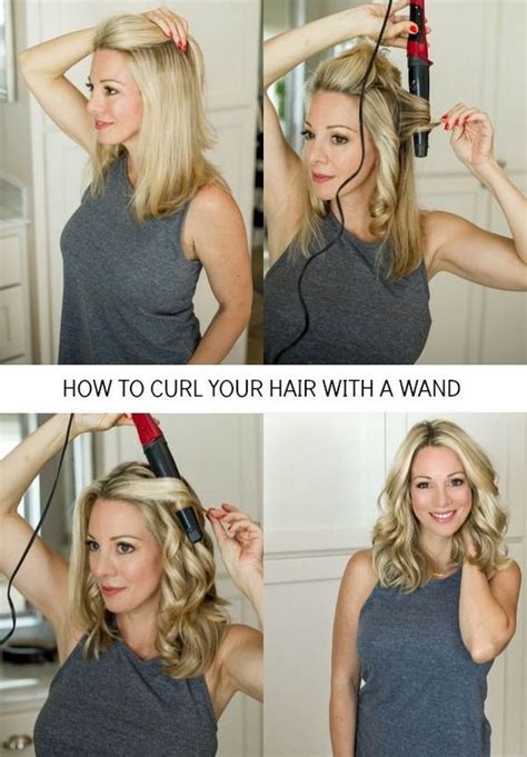 Feed a section of hair through your open flat iron, clamp the plates down about an inch or two from your roots, and then wrap the section around the iron once, sliding it down the length of the section. 15 Tutorials to Make Waves on Your Own - Pretty Designs