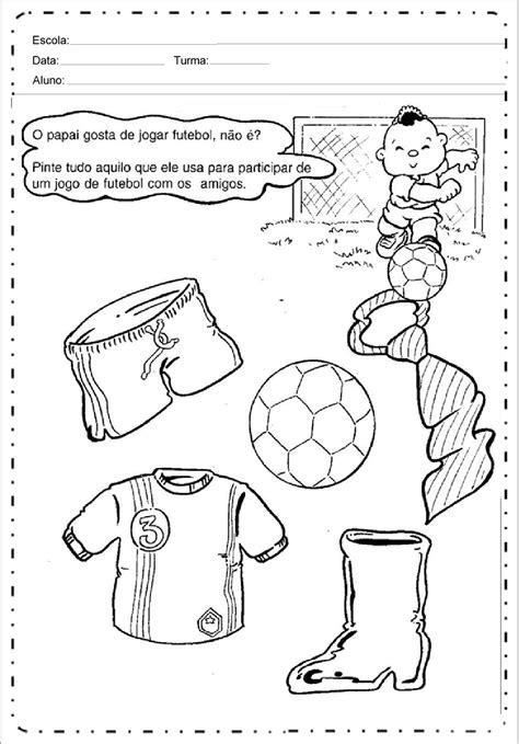 Atividades De Futebol Para Educação Infantil 2 Fichas E Atividades