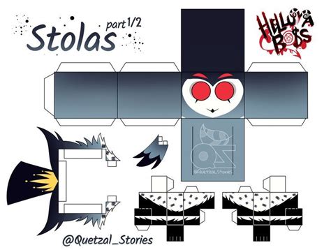 Funko Paper Stolas Paper Doll Template Fnaf Crafts Paper Dolls