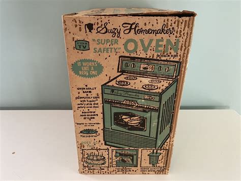 1968 topper toys suzy homemaker kitchen safety oven stove easy oven w box ebay