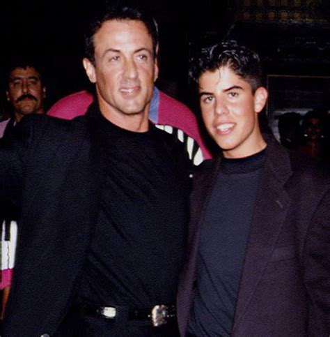 Dentro Maestría Ropa El Hijo De Sylvester Stallone Confrontar Encantada