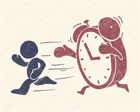 vintage conceptual illustration of „time is running out“ — stock vector © hauvi 8478271