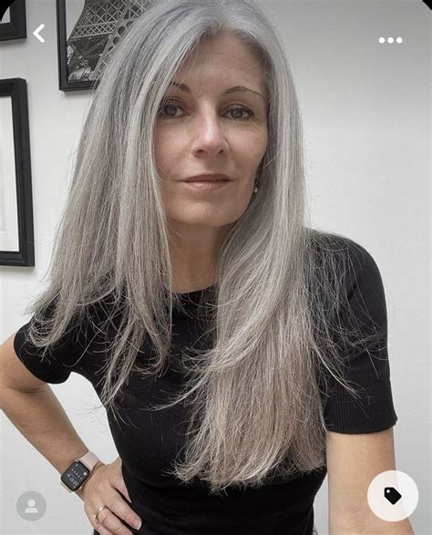 Long Silver Hair Silver White Hair Silver Hair Color Long Gray Hair