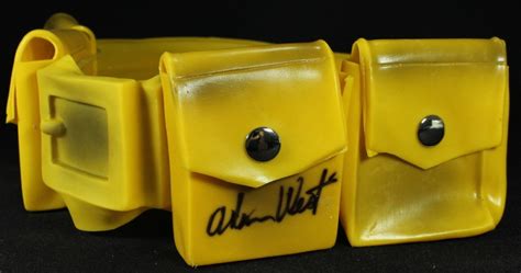 Adam West Signed Batman Utility Belt Psa Pristine Auction