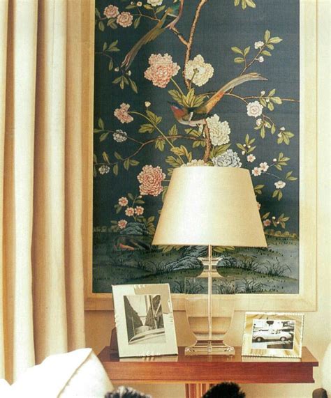 Framed Chinoiserie Wall Panels In Rooms Chinoiserie Wallpaper Framed