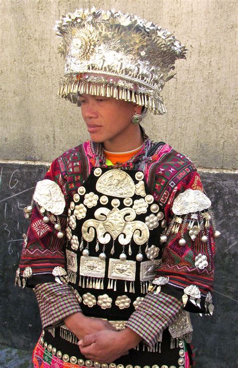 Miao, Taojiang style, Leishan County, Guizhou, China | Hmong clothes ...