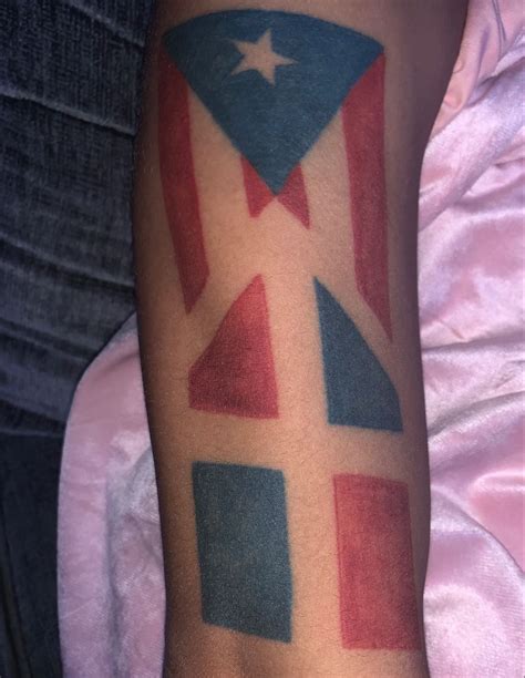 Dominican Republic Flag Tattoo Designs Timothy Sumner