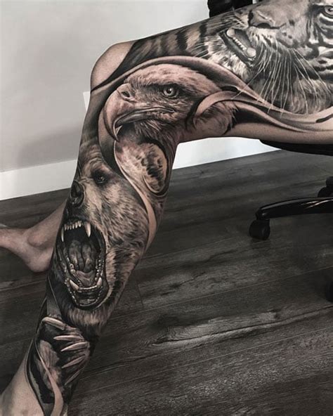 Best Leg Tattoos For Men Cool Design Ideas Guide