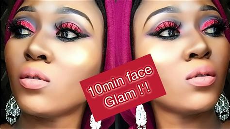 10min Quick Glam Makeup Tutorial Youtube