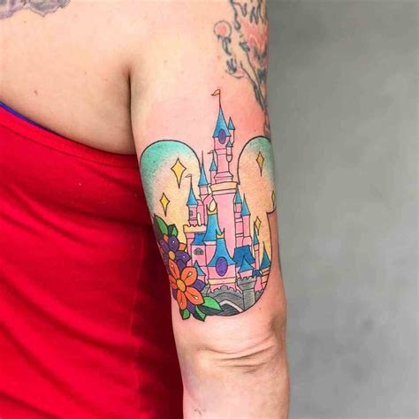 Image Result For Disney World Tattoo Disney Castle Tattoo Castle