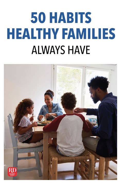 50 Habits Healthy Families Always Have Healthy Families Healthy Habits