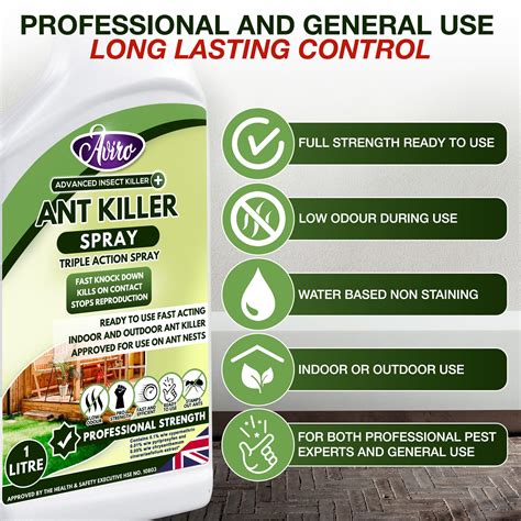 Buy Aviro Ant Killer Litre Fast Acting Ant Killer Spray For
