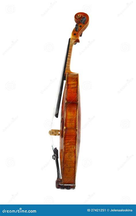 Violin Profile Stock Image Image Of Sounding Instruments 27421251