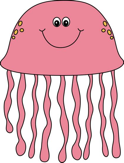 Cute Cartoon Jellyfish Clip Art Cute Cartoon Jellyfish Image
