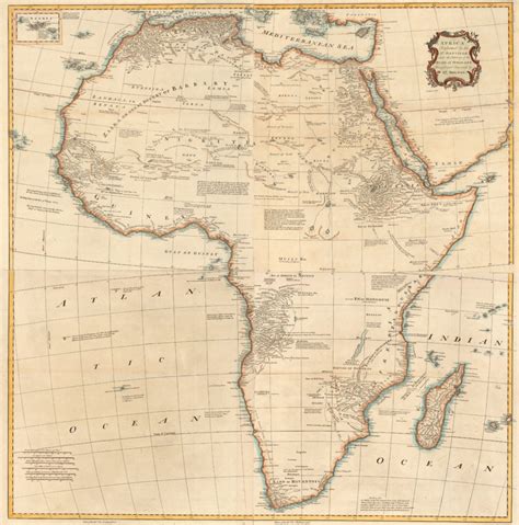 High quality images of maps. 1766: French Map Shows Negroland As "Populated By Jews ...