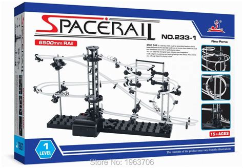 New Model Building Kit Funny Parts Space Rail Roller Coaster Toys