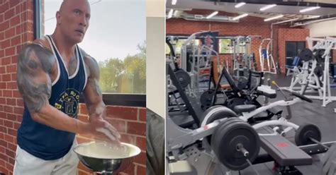 The Rock Gives Tour Of His Iron Paradise Home Gym Fitness Volt