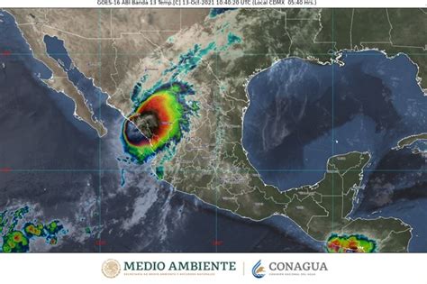 Huracán Pamela regresó a categoría 1 provoca fuertes lluvias en más de