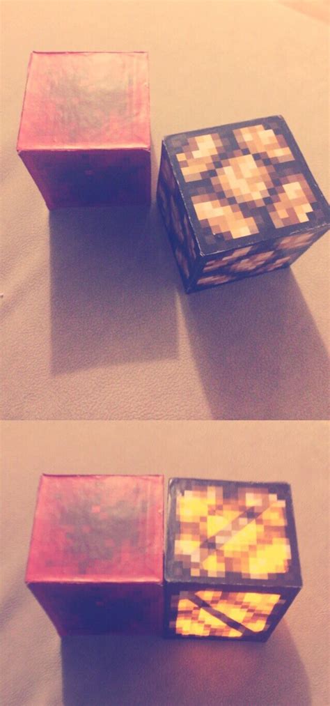 My Own Diy Minecraft Redstone Block And A Lamp That Actually Works
