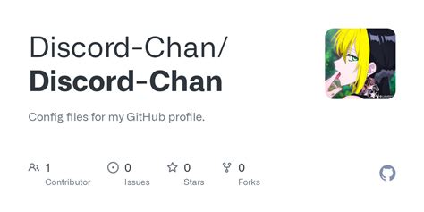 Github Discord Chandiscord Chan Config Files For My Github Profile