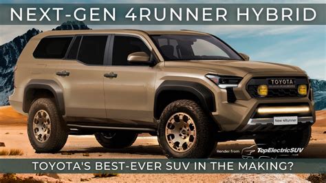 Next Gen Toyota 4runner Hybrid Preview 2024 Launch Reported What We