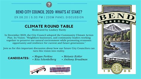 Bend City Council 2020 Whats At Stake Climate The Environmental Center