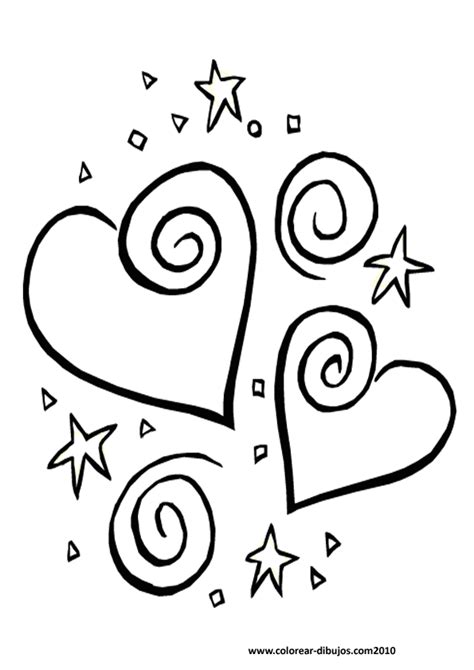 25 dibujos de amor para descargar, imprimir y pintar | Colorear imágenes