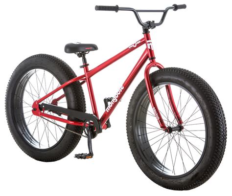 26″ Mongoose Mens Brutus Fat Tire Bike Red Mongoose Bikes