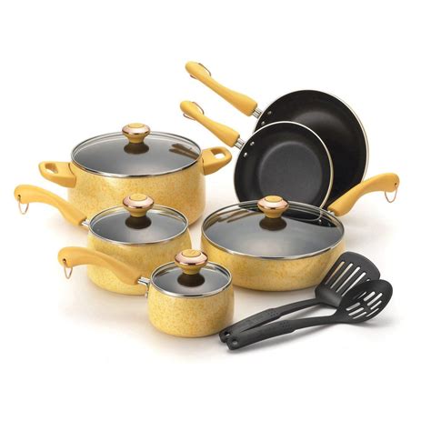 However, unlike the paula deen with heat proof knobs, rachael ray cookware have heat proof handles. PAULA DEEN COOKWARE- BUTTER | Cookware set, Paula deen ...